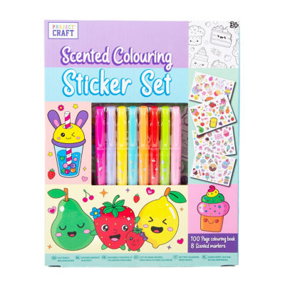Scented Colouring Sticker Set thumbnail 2