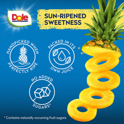 Tropical Gold Pineapple Slices in pineapple juice thumbnail 3