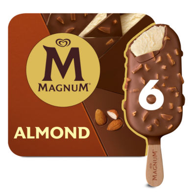 Almond Ice Cream Sticks 6x 100 ml thumbnail 2