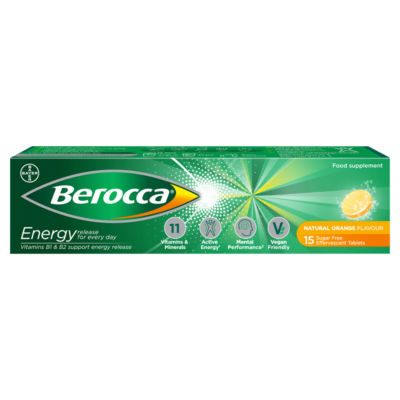15 Natural Orange Flavour Effervescent Tablets thumbnail 2