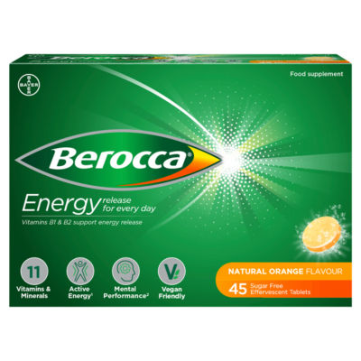 Berocca Orange Energy Vitamin Tablets