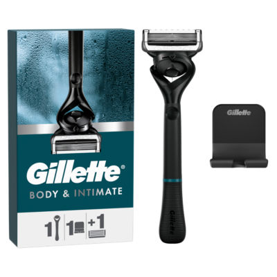 Body and Intimate Razor for Men, 1 Handle, 1 Blade Refill thumbnail 2