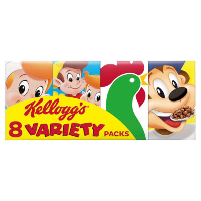 Variety Breakfast Cereal 8pk 196g