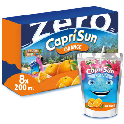 Zero Orange 8 x 200ml Kids' Juice Drink thumbnail 2