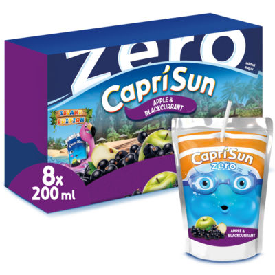 Zero Apple and Blackcurrant 8 x 200ml Kids' Juice Drink thumbnail 2