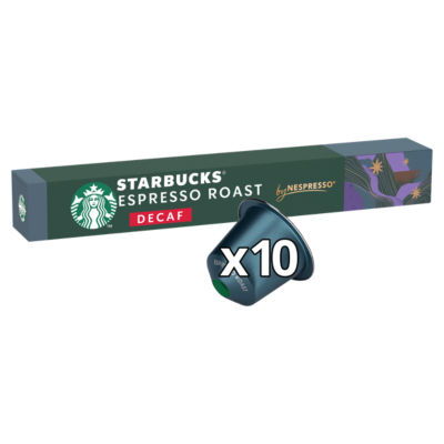 ® by Nespresso® Decaf Dark Espresso Roast Coffee Pods X10