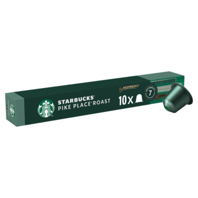 STARBUCKS PIKE PLACE Roast by NESPRESSO, Medium Roast Coffee, 53g box of 10 thumbnail 2