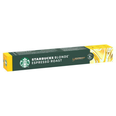 STARBUCKS BLONDE Espresso Roast by NESPRESSO, Blonde Roast Coffee, 53g box of 10 thumbnail 3