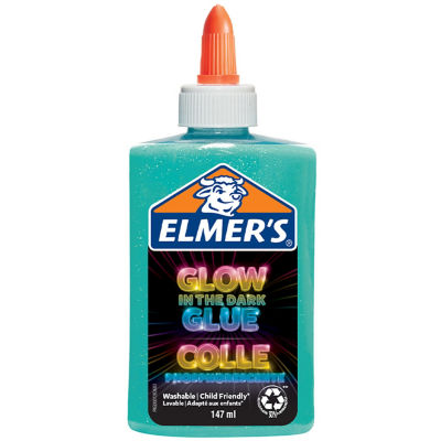 Glow-in-the-Dark Liquid Glue, Blue, 147 ml thumbnail 2