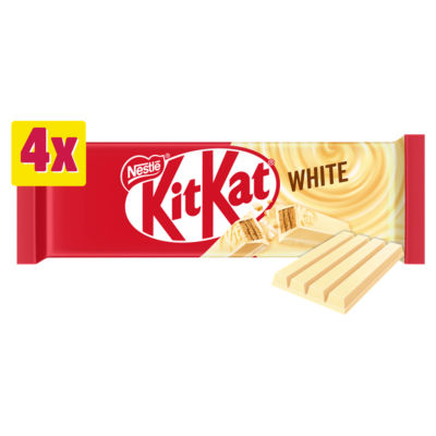 4 Finger White Biscuit Bar 4 Pack Multipack 166g