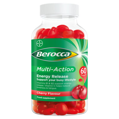 Multi-Action Cherry Flavour 60 Gummies thumbnail 2