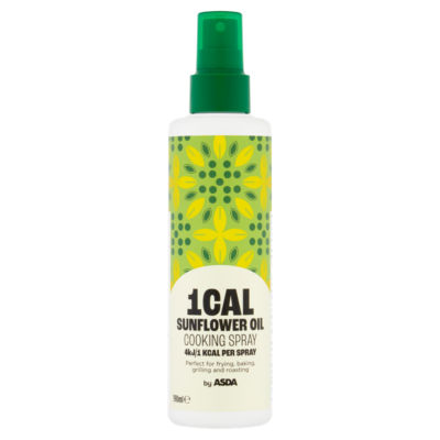 ASDA 1 Cal Sunflower Oil Cooking Spray 190ml thumbnail 2
