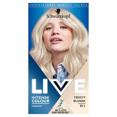 LIVE Intense Colour Frosty Blonde Permanent Hair Dye B11 thumbnail 2