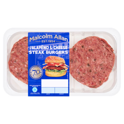 Jalapẽno & Cheese Steak Burgers 360g thumbnail 2