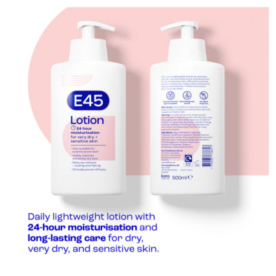 Moisturiser Body Lotion for Long-Lasting Hydration for Very Dry & Sensitive Skin - 500ml thumbnail 3