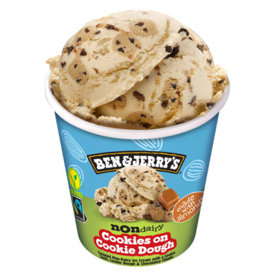 Non Dairy Cookies on Cookie Dough Vegan  Ice Cream Tub 465ml thumbnail 3