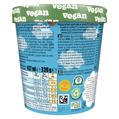 Ice Cream Tub Non Dairy Caramel Café Sundae 427ml thumbnail 3