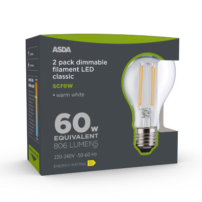 Fil Ashape 806L Gl Cle E27 25H 27K Dim 2P