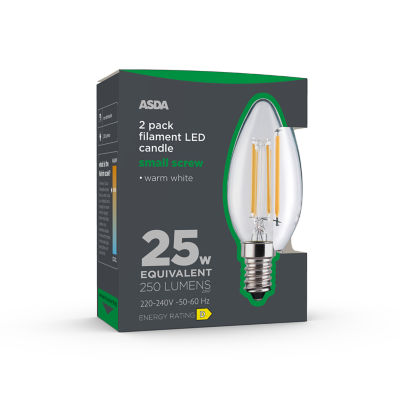 Candle 25W Small Screw Lightbulb thumbnail 3