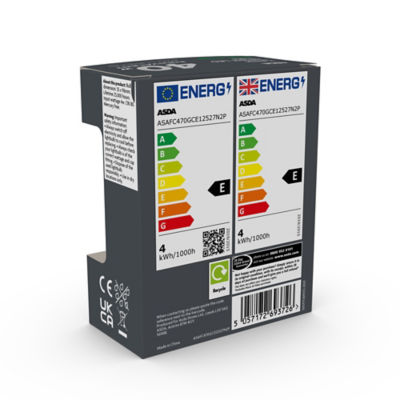 LED Filament Candle 40W Small Screw Clear Lightbulb thumbnail 3