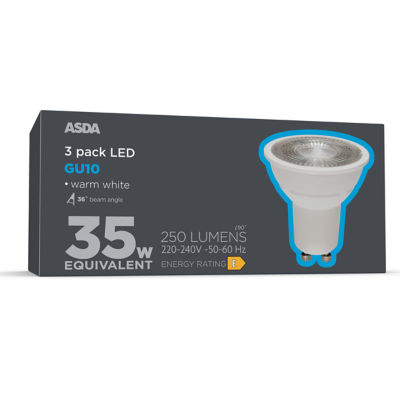 LED GU10 35W Lightbulb thumbnail 2