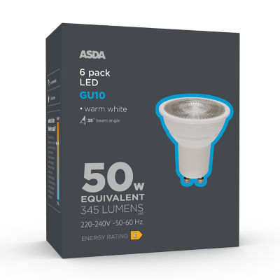 LED GU10 Warm White Lightbulb