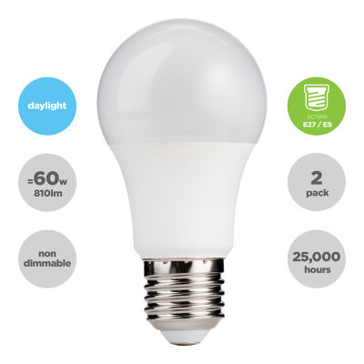 LED Classic 60W Large Screw Daylight Lightbulb thumbnail 5