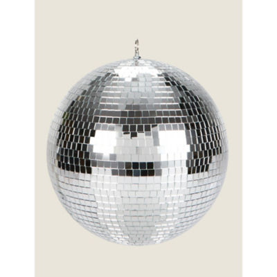 Large Silver-Tone Disco Ball thumbnail 2