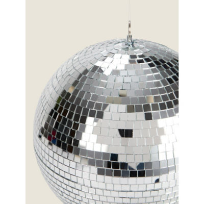 Large Silver-Tone Disco Ball thumbnail 3