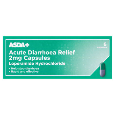 6 Acute Diarrhoea Relief 2mg Capsules