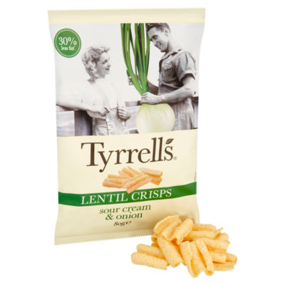 Lentil Sharing Crisps Sour Cream & Onion 80g thumbnail 3