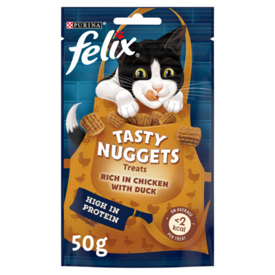 Tasty Nuggets Chicken & Duck Cat Treats 50g thumbnail 2