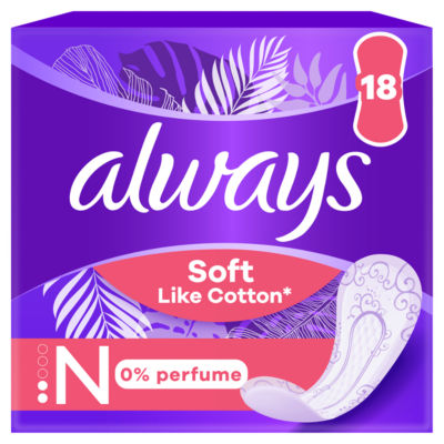 Soft Like Cotton Normal Panty Liners 18 Liners