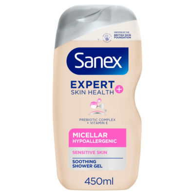 Expert Skin Health+ Micellar Hypoallergenic Shower Gel 450ml thumbnail 2