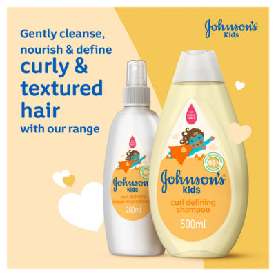 Johnson's Kids Curl Defining Leave-In Conditioner Spray 200ml thumbnail 4