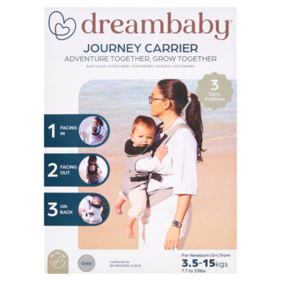 Grey Journey Carrier for Newborn (0+) from 3.5 -15kgs thumbnail 2