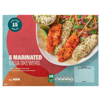 6 Marinated Basa Skewers 300g thumbnail 2