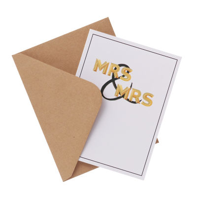 Mrs & Mrs Wedding Card