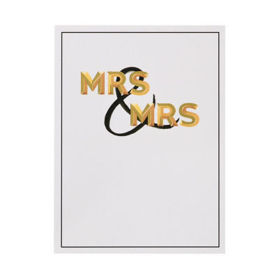 Mrs & Mrs Wedding Card thumbnail 4