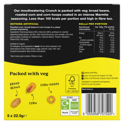 Crunch Multipack Marmite 5x 22.5g thumbnail 3