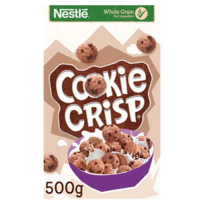 Cookie Crisp Chocolate Breakfast Cereal 500g thumbnail 2
