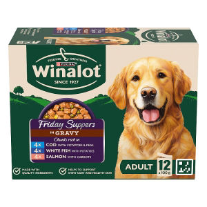 Friday Suppers Mixed in Gravy Wet Dog Food 12x100g thumbnail 2