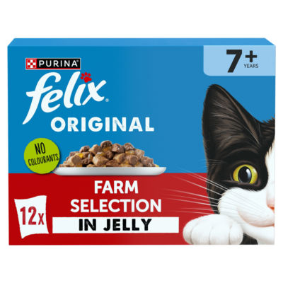 Original Senior Farm Selection in Jelly Wet Cat Food 12x85g thumbnail 2