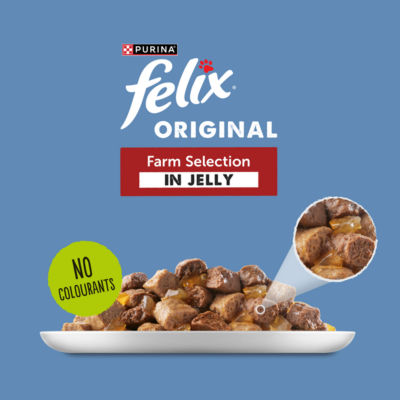Original Farm Selection in Jelly Wet Cat Food 12x85g thumbnail 3