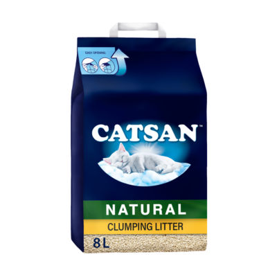 Natural 100% Biodegradable Clumping Odour Control Cat Litter 8L thumbnail 2