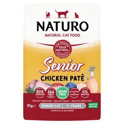 Natural Cat Food Chicken Paté Senior Cat 7+ Years 85g thumbnail 2