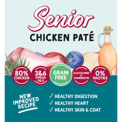 Natural Cat Food Chicken Paté Senior Cat 7+ Years 85g thumbnail 3