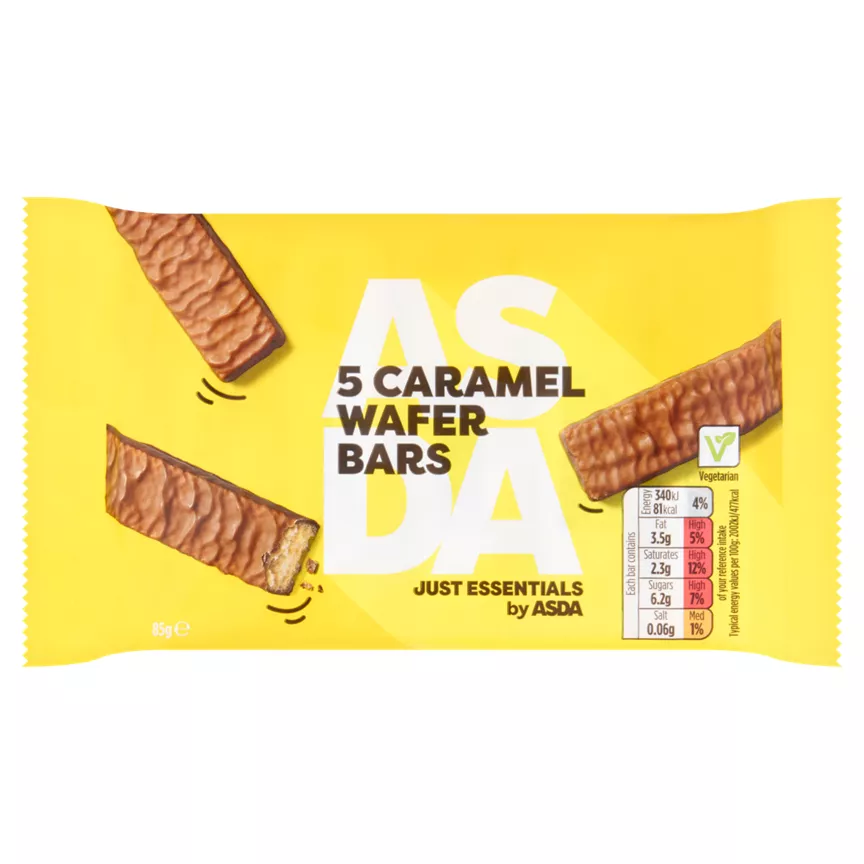 JUST ESSENTIALS by ASDA Caramel Wafers