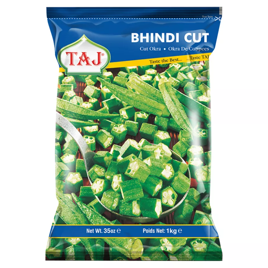 Taj Bhindi Cut Okra