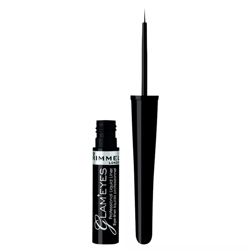 Rimmel London Glam'Eyes Professional Liquid Liner 001 Black Glamour 3.5ml